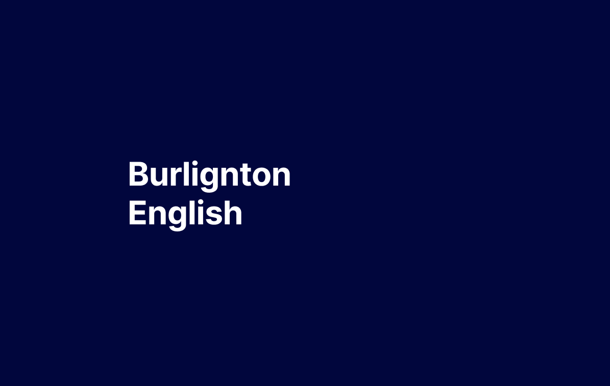 Burlington English